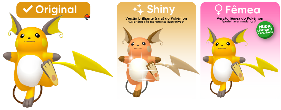 ◓ Pokédex Completa: Raichu (Pokémon) Nº 026